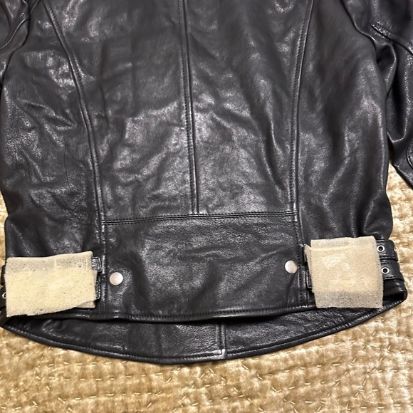 DSTLD Authentic Leather Biker Jacket NEW 🏍️ - Picture 9 of 13